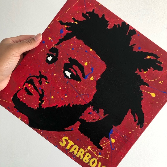 The Weeknd Acrylic Painting - Picture 6 of 8